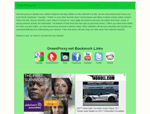 Tablet Screenshot of greenproxy.net